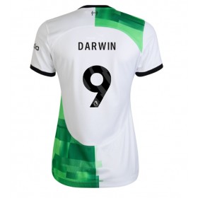 Damen Fußballbekleidung Liverpool Darwin Nunez #9 Auswärtstrikot 2023-24 Kurzarm